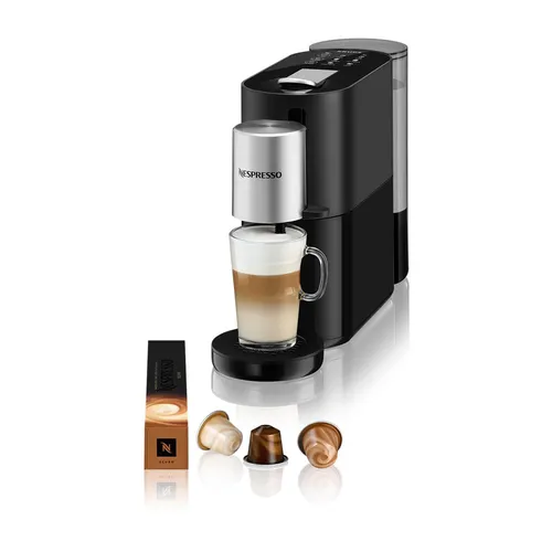 Nespresso Krups Atelier XN8908 Kapselmaschine - Kaffeepad- & Kapselmaschinen mit integriertem Milchaufschäumer für cremige Kaffeespezialitäten, 19 bar Druck und schnelle Aufheizzeit von nur 20-25 Sekunden.