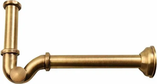 Sapho Siphon Bidet-Siphon 5/4", Abfluss 32mm, Bronze - Hochwertiger Bidet-Siphon aus Messing in edler Bronze-Optik, ideal für das Badezimmer. Mit 2 Jahren Herstellergarantie für langlebige Qualität.