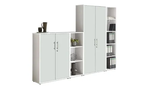 moebel-dich-auf Aktenschrank OFFICE EDITION (Set 4, abschließbar, Metallgriffen) Made in Germany