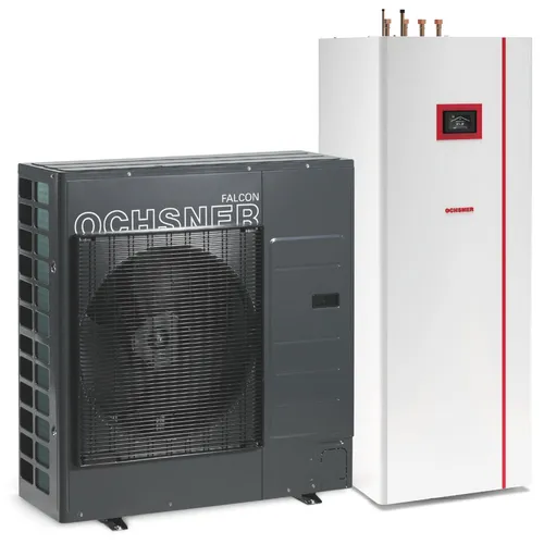 OCHSNER Luft/Wasser-Wärmepumpe AIR FALCON 212 Multitower 9 kW - Luft-Wasser-Wärmepumpe, ideal für Ein- und Zweifamilienhäuser mit Fußbodenheizung, effizient und umweltfreundlich.