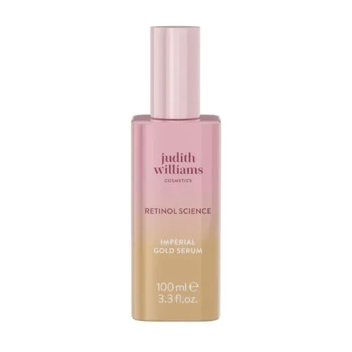 Judith Williams Retinol Science Imperial Gold Serum - Anti-Aging-Serum - Gesichtsserum mit 24 Karat Gold und hoher Retinol-Konzentration für ein strahlend ebenmäßiges Hautbild, 100 ml.