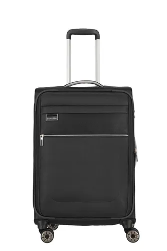 Travelite MIIGO Reisekoffer mittelgroß 67 cm - Nachhaltiger Trolley mit Dehnfalte, 4 Rollen und TSA Schloss für flexibles Packen