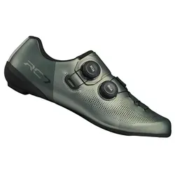 Shimano RC703 Rennradschuhe - Breite Ausführung in Sage Green, Größe 43 - Rennradschuhe mit breiter Passform, ideal für optimalen Komfort und Leistung auf der Straße.