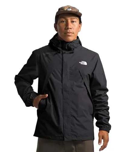 The North Face Antora Jacke für Herren - tnf black-npf (4H0) XXL - Funktionsjacke aus 100% recyceltem Material, wasserabweisend und atmungsaktiv. Ideal für Outdoor-Aktivitäten wie Wandern und Camping, bietet optimalen Schutz vor Wind und Regen.