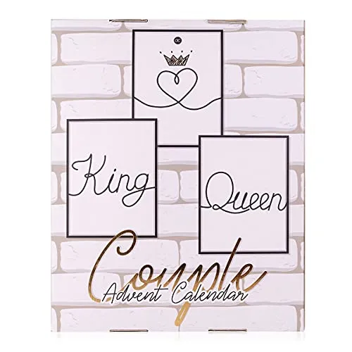 accentra Beauty Adventskalender King & Queen Für Paare Mit 24 Bade-, Körperpflege & Accessoires Produkten Für Eine Abwechslungsreiche Und Verwöhnende Adventszeit