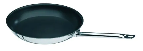 GastroSUS 3-Schicht-Bratpfanne Trigon mit DIAMAS PRO Antihaft-Beschichtung, 28 cm - Edelstahl-Pfanne mit hochwertiger DIAMAS-PRO-Antihaft-Beschichtung, ideal für alle Herdarten und backofengeeignet – perfekt für gesundes und einfaches Kochen.