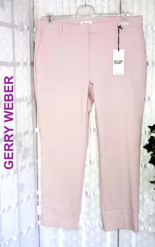 NEU GERRY WEBER  Designer Damen HOSE Gr. 44 46 48 ROSÈ Stretch gerades Bein