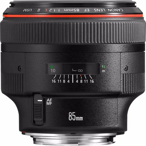 Canon EF 85mm f/1.2L II USM - Hochwertiges Teleobjektiv - Objektive: Hochwertiges 85mm Teleobjektiv mit einer maximalen Blende von f/1.2 für atemberaubende Porträts und hervorragende Bildqualität.