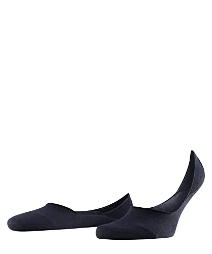 FALKE Herren Füßlinge Invisible Step High Cut M In Baumwolle unsichtbar einfarbig 1 Paar, Blau Dark Navy 6375, 43-46