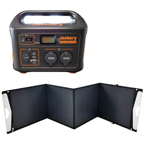 Jackery Explorer 0% MwSt §12 III UstG 1000 1002Wh Portable Powerstation mit Sola