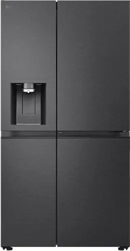 LG GSJE81EPBD Kühl-Gefrier-Kombination - Freistehende Side-by-Side Kühl-Gefrier-Kombination in Metallic Black, 91,3 cm breit und 179 cm hoch. Ideal für große Haushalte mit viel Stauraum und modernem Design.
