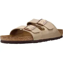 Birkenstock Arizona LEOI Sandalen Damen - Komfort in tabacco brown, Größe 40 - Wanderschuhe mit anatomisch geformtem Kork-Latex-Fußbett und strapazierfähigem Birko-Flor-Obermaterial; ideal für lange Spaziergänge und vielseitig einsetzbar.