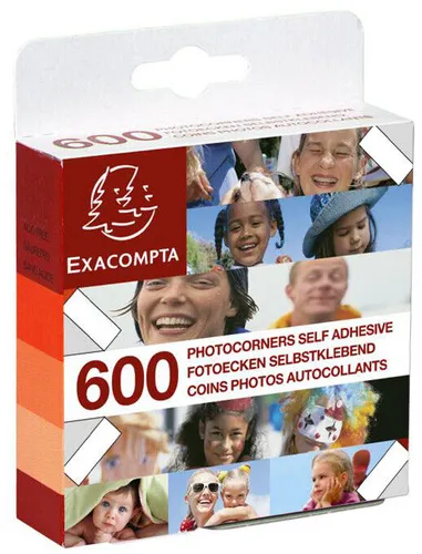 EXACOMPTA Foto-Ecken transparent selbstklebend 600 Stück