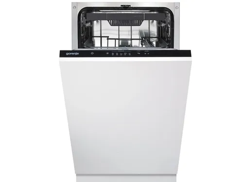 Gorenje GV 520E10 Geschirrspüler 45cm vollintegr. - Vollintegrierbarer Geschirrspüler mit 5 Programmen, energieeffizient und ideal für kleine Küchen, bietet eine leise Reinigung bei nur 47 dB.