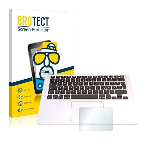 BROTECT Entspiegelungs-Schutzfolie für Apple MacBook Pro 13.3" 2015 (Touch Trackpad) (2 Stück) Matte Displayschutz-Folie, Anti-Fingerprint
