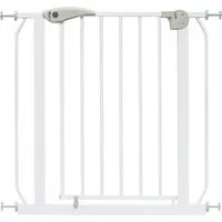 ib style Treppenschutzgitter Berrin - Türschutzgitter ohne Bohren - Tür- & Treppengitter mit automatischer Verriegelung und einfacher Montage. Ideal für Babys und Haustiere, sicher und praktisch ohne Bohren!