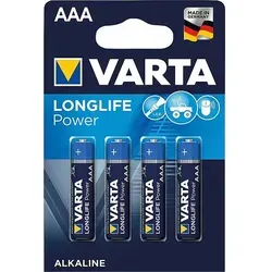 Batterie VARTA High Energy V 4903 B4, Micro LR03 AAA - 4 Stk - 1,5V