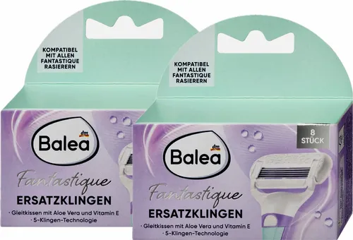 Balea - Rasierklingen / Ersatzklingen Fantastique (2 x 8 Stck) 2 x