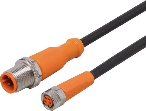 Ifm Electronic EVC240 Verbindungsleitung Stecker, gerade, Buchse, gerade 0.3m Polzahl Sensoren: 4, 4 1St.