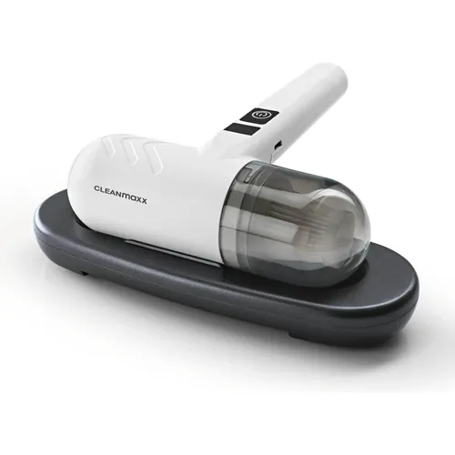 CLEANmaxx Akku-Milben-Handstaubsauger - Handstaubsauger mit UV-C Licht, entfernt 99,9% aller Milben und Allergene, ideal für Allergiker und unterwegs