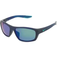 Nike BRAZEN BOOST M FJ1978 Damen-Sonnenbrille Vollrand Eckig Kunststoff-Gestell, blau
