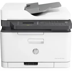 HP Color Laser 179fwg - Multifunktions-Farblaserdrucker (Drucken, Scannen, Kopieren, Faxen) in Weiß-Grau
