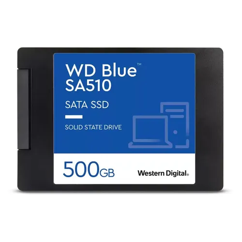 500GB SanDisk WD Blue 2.5" (6.4cm) SATA 6Gb/s 3D-NAND TLC (WDS500G3B0A)