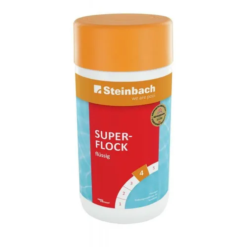 Wasserpflegmittel Steinbach Superflock flüssig 1 L - für glasklares Wasser