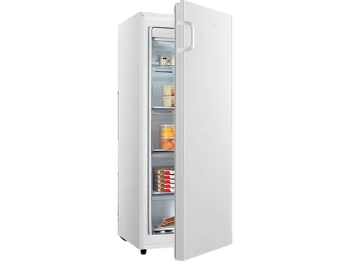 HISENSE FV191N4AWD Gefrierschrank - Tiefkühler mit 155 l Volumen, freistehend und platzsparend, perfekt für Ihre Lebensmittelvorräte.