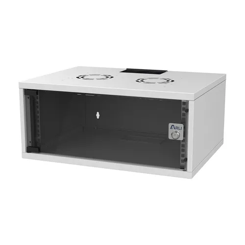 Netzwerkschrank 4U Wandgehäuse 19 Zoll Soho - Hochwertiger 4U Serverschrank zur Wandmontage, ideal für platzsparende Lösungen. Robuste Bauweise mit einem Außenmaß von 540 mm Breite und 400 mm Tiefe.