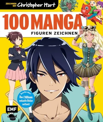 Manga-Figuren zeichnen: Das ultimative Zeichenbuch für die beliebtesten Charaktere – Bestseller Autor: über 7 Millionen verkaufte Bücher weltweit 100
