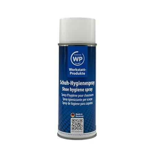 Schuhhygienespray 400ml - Effektives Schuhdeo gegen Schweißgeruch - Beseitigt zuverlässig Schweißgeruch und sorgt für langanhaltende Frische in Sneakern, Sportschuhen und Arbeitsschuhen. Antibakterielle Wirkung für hygienische Schuhe und einfache Anwendung. Ideal für den täglichen Gebrauch.