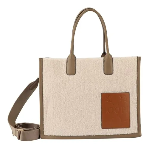 Joop Damen HandBag Pezza Peluche Aurelia - Stilvolle Umhängetasche - Umhängetaschen, elegante Handtasche mit weichem Pelzmaterial für einen luxuriösen Look und hohen Tragekomfort.