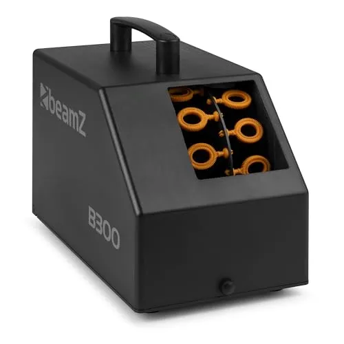 BeamZ B300 Seifenblasenmaschine mit Fernbedienung - Seifenblasenmaschine für Hochzeiten & Partys, produziert 10.000 Bubbles pro Minute, leicht transportierbar und umweltfreundlich.