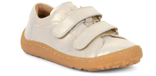Froddo Barefoot Gold Shine Größe EU 34 - Sneaker mit hochwertigem Leder-Obermaterial für ein angenehmes Barfußgefühl und extra flexible Laufsohle – perfekt für Freizeitaktivitäten.