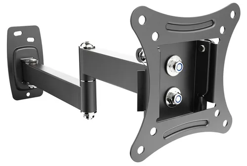 RICOO TV-Wandhalterung TV Monitor Wandhalterung 13"-29" bis 25 Kg S1211, (bis 29 Zoll, VESA 75x75 und 100x100, 1-tlg., 25Kg Aufnahme, von13" bis 29" (33-74cm) Bildschirm Diagonale, bis 20° neigbar, bis 180°schwenkbar, ausziehbar Wand Halterung)