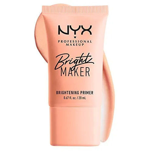 NYX Bright Maker Primer - 01 Bright Maker 20ml - Make-up Primer, vegan und perfekt für alle Hauttypen, sorgt für einen strahlenden Teint und langanhaltendes Make-up.