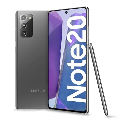 Samsung N980F Galaxy Note20 256 GB (Mystic Gray) - Das Powerphone für kreative Köpfe - Handys ohne Vertrag – Galaxy Note20 mit 6,7'' Display, S Pen für müheloses Schreiben und 8K Videoaufnahme für kreative Projekte.