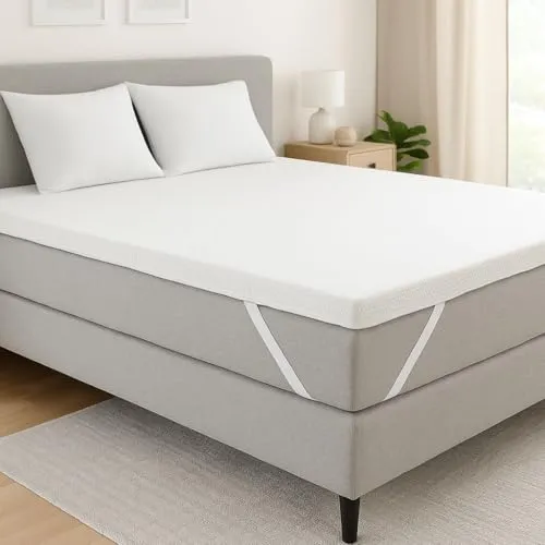 DREAMSTAR Easy Dream Kaltschaum Topper 80 x 200 cm H4 - Matratzenauflage mit 5 cm Höhe für verbesserten Liegekomfort, ideal für alle Schlaftypen. Hautsympathischer, waschbarer Bezug, perfekt für Allergiker.