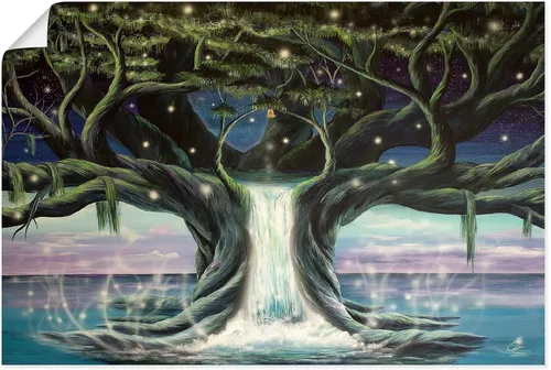Artland Wandbild Der Baum der Seelen, Landschaften (1 St), als Leinwandbild, Poster in verschied. Größen