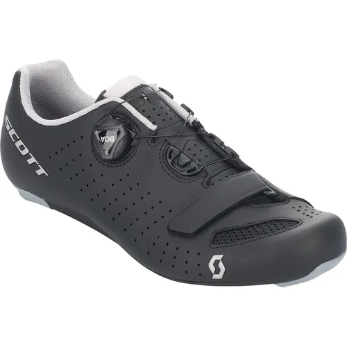 Scott Road Comp BOA Herren Fahrradschuhe - Schwarz/Silber 42 - Fahrradschuhe mit BOA® L6 Fit System für optimale Anpassung. Perfekt für sportliche Fahrer, die Komfort und Leistung zu einem fairen Preis suchen.