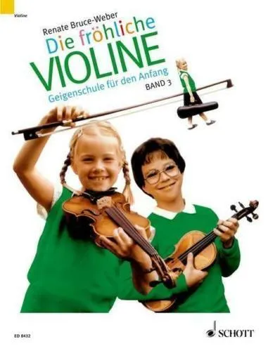 Fröhliche Violine, Bd.3: B-Tonarten & C-Dur - Lehrbuch für Violine in B-Tonarten und C-Dur, ideal für das Erlernen von Doppelgriffen und erweiterten Techniken. Perfekt für die Primärbildung!