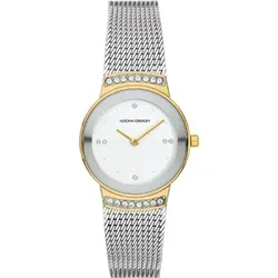 ADORA AD8512 Damen Damenuhr Edelstahl bicolor - Elegante Damenuhr aus Edelstahl im bicolor Design, wasserdicht bis 3 bar und mit präzisem Quarzwerk für stilvolle Frauen.