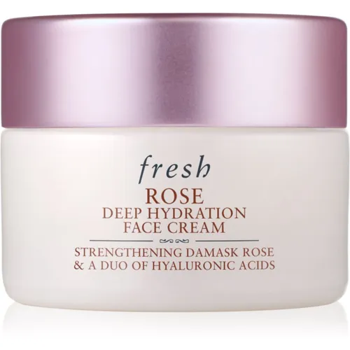 fresh Rose Deep Hydration Face Cream feuchtigkeitsspendende Gesichtscreme mit Hyaluronsäure 15 ml