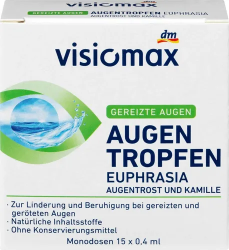 VISIOMAX Euphrasia Augentropfen, 6 ml (1x15 St.), neu&ovp