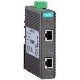 Moxa INJ-24-T PoE-Injektor - Robuster PoE-Injektor mit 30 W Leistung für zuverlässige Netzwerkverbindungen. Ideal für die Stromversorgung von Geräten über Ethernet-Kabel.