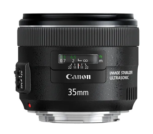 Canon EF 35 mm F/2.0 IS USM Objektiv - Weitwinkelobjektiv mit 35mm Brennweite, ideal für kreative Aufnahmen. Maximale Blende von f/2,0 sorgt für beeindruckende Schärfentiefe und brillante Bilder bei schwachem Licht.