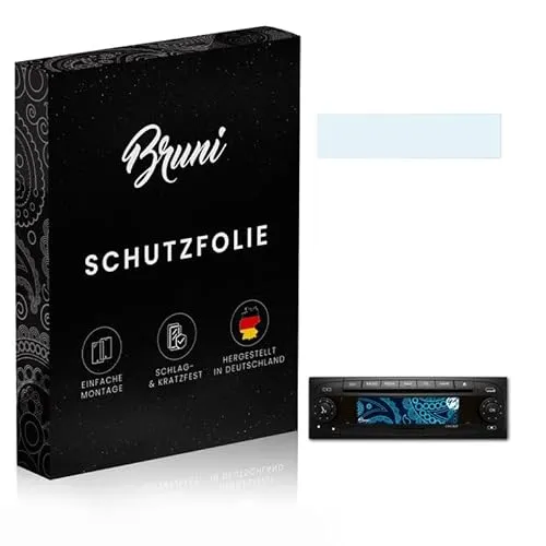 Bruni Schutzfolie kompatibel mit Becker Cascade 7944 Folie, glasklare Displayschutzfolie (2X)