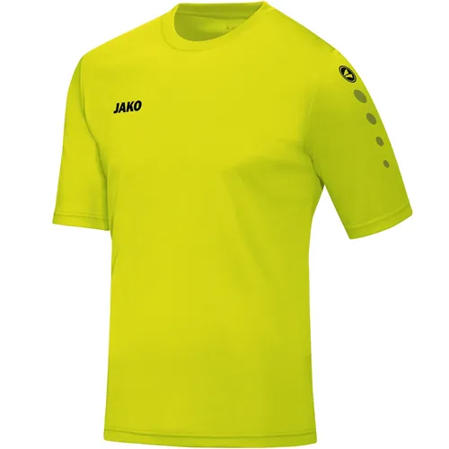 JAKO Sport-Tshirt Trikot Team Kurzarm (100% Polyester) limegrün Jungen, Größe: 104