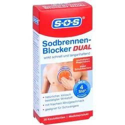 SOS Sodbrennen-blocker DUAL Kautabletten 20 St